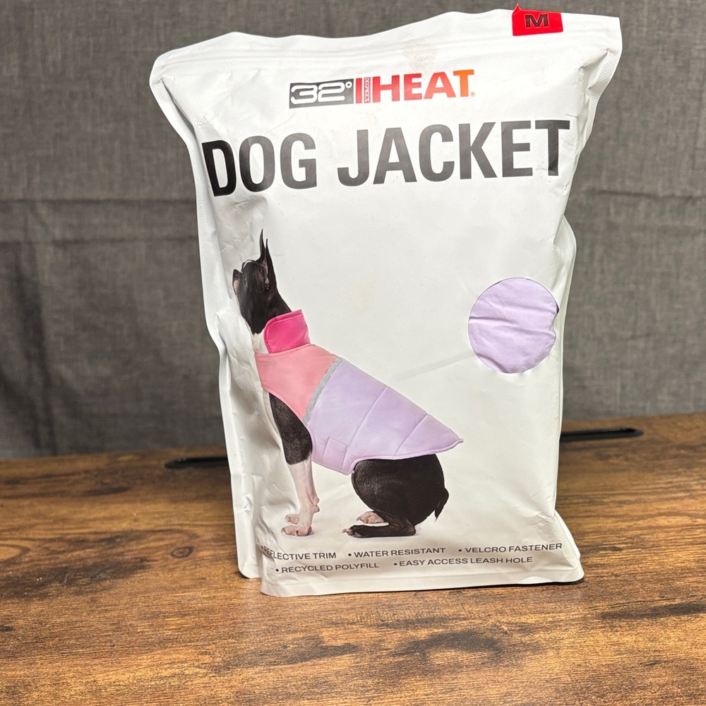 32 Degrees Dog Jacket - Pink and Purple